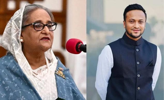 নিষিদ্ধ আওয়ামী লীগের সাবেক সংসদ সদস্য ও জাতীয় ক্রিকেট দলের সাবেক অধিনায়ক সাকিব আল হাসান