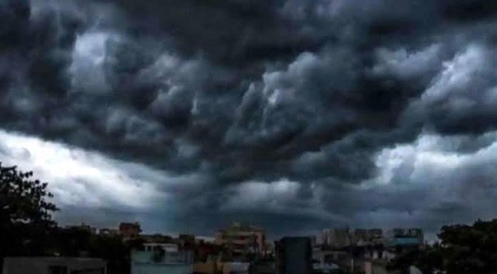 ঢাকার আকাশ মেঘলা, বৃষ্টি বা বজ্রসহ বৃষ্টির আভাস