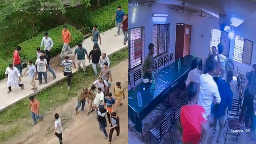 নজরুল বিশ্ববিদ্যালয়ে ছাত্রদলের দুই গ্রুপের ভয়াবহ সংঘর্ষ