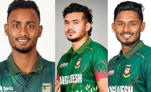  শরিফুল, তাসকিন ও তানজিদ তামিম 